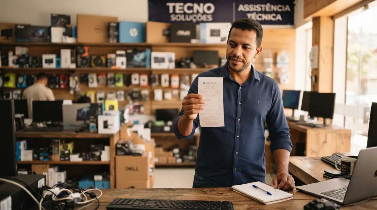 Illustration about the concept of the Invoice and the Electronic Invoice